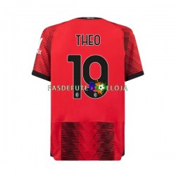 Camisola 1º Equipamento AC Milan Theo Hernandez 19 2023-2024 Manga Curta ,Homem