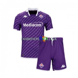 Camisola 1º Equipamento ACF Fiorentina 2023-2024 Manga Curta ,Criança