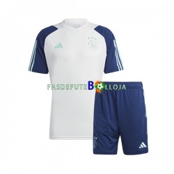 AFC Ajax Azul Branco Camisa e shorts de treino 2023-2024