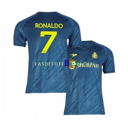 Camisola 2º Equipamento Al-Nassr Ronaldo 7 2022-2023 Manga Curta ,Homem Camisola 2º Equipamento Al-Nassr Ronaldo 7 2022-2023 Manga Curta ,Homem
