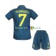 Camisola 2º Equipamento Al-Nassr Ronaldo 7 2022-2023 Manga Curta ,Criança