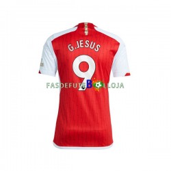 Camisola 1º Equipamento Arsenal Gabriel Jesus 9 2023-2024 Manga Curta ,Homem