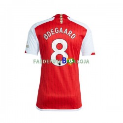 Camisola 1º Equipamento Arsenal Martin Odegaard 8 2023-2024 Manga Curta ,Homem
