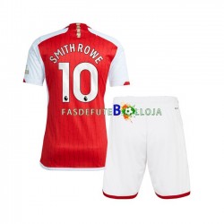 Camisola 1º Equipamento Arsenal Smith Rowe 10 2023-2024 Manga Curta ,Criança