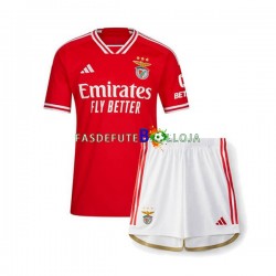 Camisola 1º Equipamento Benfica 2023-2024 Manga Curta ,Criança