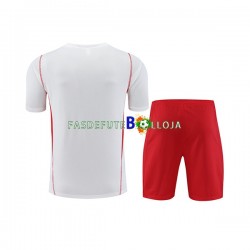 CR Flamengo Branco Camisa e shorts de treino 2023-2024