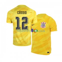 Camisola Guarda-redes 2º Equipamento Corinthians Cassio 12 2023-2024 Manga Curta ,Homem