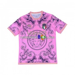 Camisola Seleção Italiana Rosa Versace 2023-2024 Manga Curta ,Homem