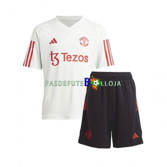 Manchester United Branco Camisa e shorts de treino 2023-2024