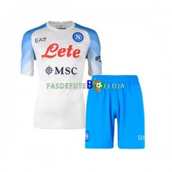Camisola 2º Equipamento Napoli 2022-2023 Manga Curta ,Criança
