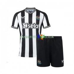 Camisola 1º Equipamento Newcastle United 2023-2024 Manga Curta ,Criança