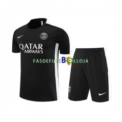 Paris Saint-Germain Preto Camisa e shorts de treino 2023-2024