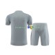 Paris Saint-Germain Cinza Camisa e shorts de treino 2023-2024