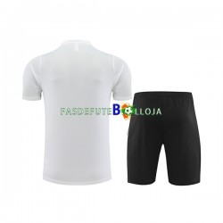 Paris Saint-Germain Branco Camisa e shorts de treino 2023-2024