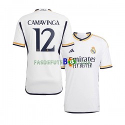 Camisola 1º Equipamento Real Madrid Camavinga 12 2023-2024 Manga Curta ,Homem