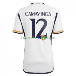 Camisola 1º Equipamento Real Madrid Camavinga 12 2023-2024 Manga Curta ,Homem