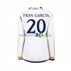 Camisola 1º Equipamento Real Madrid Fran Garcia 20 2023-2024 Manga Comprida ,Homem