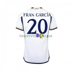 Camisola 1º Equipamento Real Madrid Fran Garcia 20 2023-2024 Manga Curta ,Homem