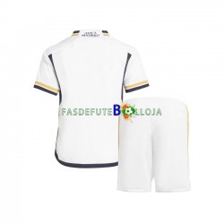 Camisola 1º Equipamento Real Madrid 2023-2024 Manga Curta ,Criança