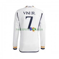 Camisola 1º Equipamento Real Madrid Vinicius Junior 7 2023-2024 Manga Comprida ,Homem