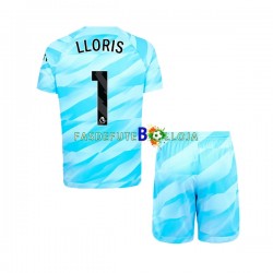 Camisola Guarda-redes 1º Equipamento Tottenham Hotspur Hugo Lloris 1 2023-2024 Manga Curta ,Criança