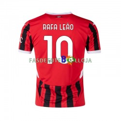 Camisola 1º Equipamento AC Milan RAFA LEAO 10 2024-2025 Manga Curta ,Homem