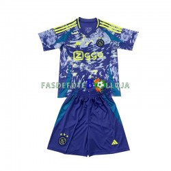 Camisola 2º Equipamento AFC Ajax 2024-2025 Manga Curta ,Criança