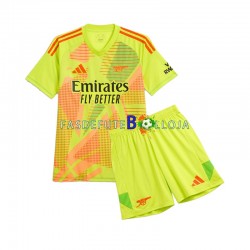 Camisola Guarda-redes 1º Equipamento Arsenal 2024-2025 Manga Curta ,Criança