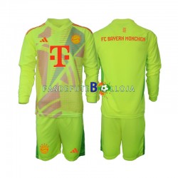 Camisola Guarda-redes 1º Equipamento Bayern de Munique 2024-2025 Manga Comprida ,Criança