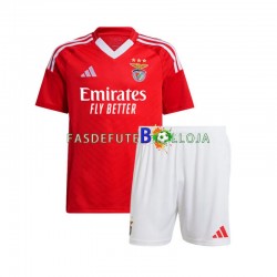 Camisola 1º Equipamento Benfica 2024-2025 Manga Curta ,Criança