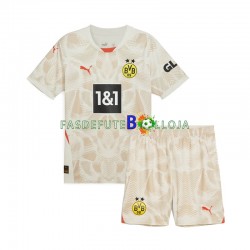 Camisola Guarda-redes 2º Equipamento Borussia Dortmund 2024-2025 Manga Curta ,Criança