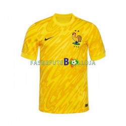 Camisola Guarda-redes 1º Equipamento Seleção Francesa Euro 2024 Manga Curta ,Homem