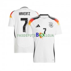 Camisola 1º Equipamento Seleção Alemã Havertz 7 Euro 2024 Manga Curta ,Homem