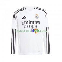 Camisola 1º Equipamento Real Madrid 2024-2025 Manga Comprida ,Homem