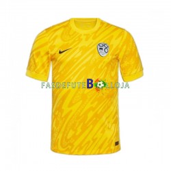 Camisola Guarda-redes 1º Equipamento Seleção Eslovena Euro 2024 Manga Curta ,Homem