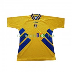 Camisola 1º Equipamento Seleção Sueca 1994 Manga Curta Retro ,Homem