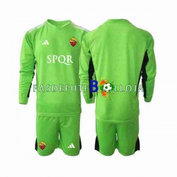 Camisola Guarda-redes 2º Equipamento AS Roma 2023-2024 Manga Comprida ,Criança