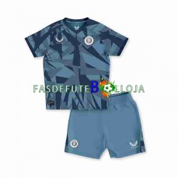 Camisola 3º Equipamento Aston Villa 2023-2024 Manga Curta ,Criança