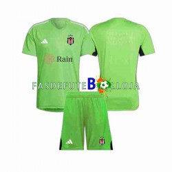 Camisola Guarda-redes 2º Equipamento Besiktas 2023-2024 Manga Curta ,Criança