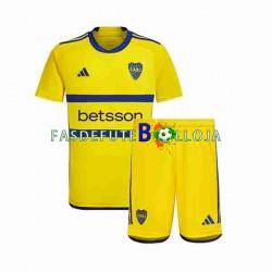 Camisola 2º Equipamento Boca Juniors 2023-2024 Manga Curta ,Criança