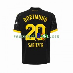 Camisola 2º Equipamento Borussia Dortmund Marcel Sabitzer 20 2023-2024 Manga Curta ,Homem