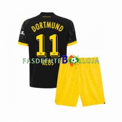 Camisola 2º Equipamento Borussia Dortmund Marco Reus 11 2023-2024 Manga Curta ,Criança