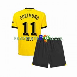 Camisola 1º Equipamento Borussia Dortmund Marco Reus 11 2023-2024 Manga Curta ,Criança
