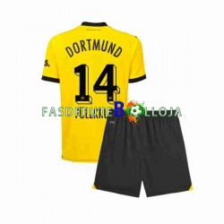 Camisola 1º Equipamento Borussia Dortmund Niclas Fullkrug 14 2023-2024 Manga Curta ,Criança