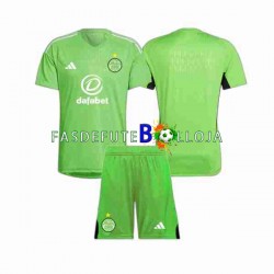 Camisola Guarda-redes 2º Equipamento Celtic 2023-2024 Manga Curta ,Criança