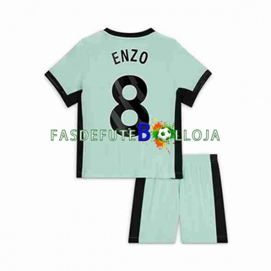 Camisola 3º Equipamento Chelsea Enzo Fernandez 8 2023-2024 Manga Curta ,Criança Camisola 3º Equipamento Chelsea Enzo Fernandez 8 2023-2024 Manga Curta ,Criança