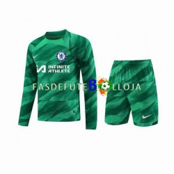 Camisola Guarda-redes 3º Equipamento Chelsea 2023-2024 Manga Comprida ,Criança
