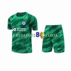 Camisola Guarda-redes 3º Equipamento Chelsea 2023-2024 Manga Curta ,Criança