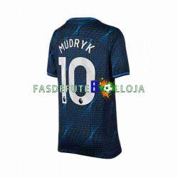 Camisola 2º Equipamento Chelsea Mykhaylo Mudryk 10 2023-2024 Manga Curta ,Homem