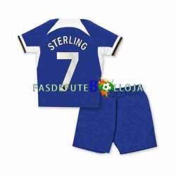 Camisola 1º Equipamento Chelsea Raheem Sterling 7 2023-2024 Manga Curta ,Criança
